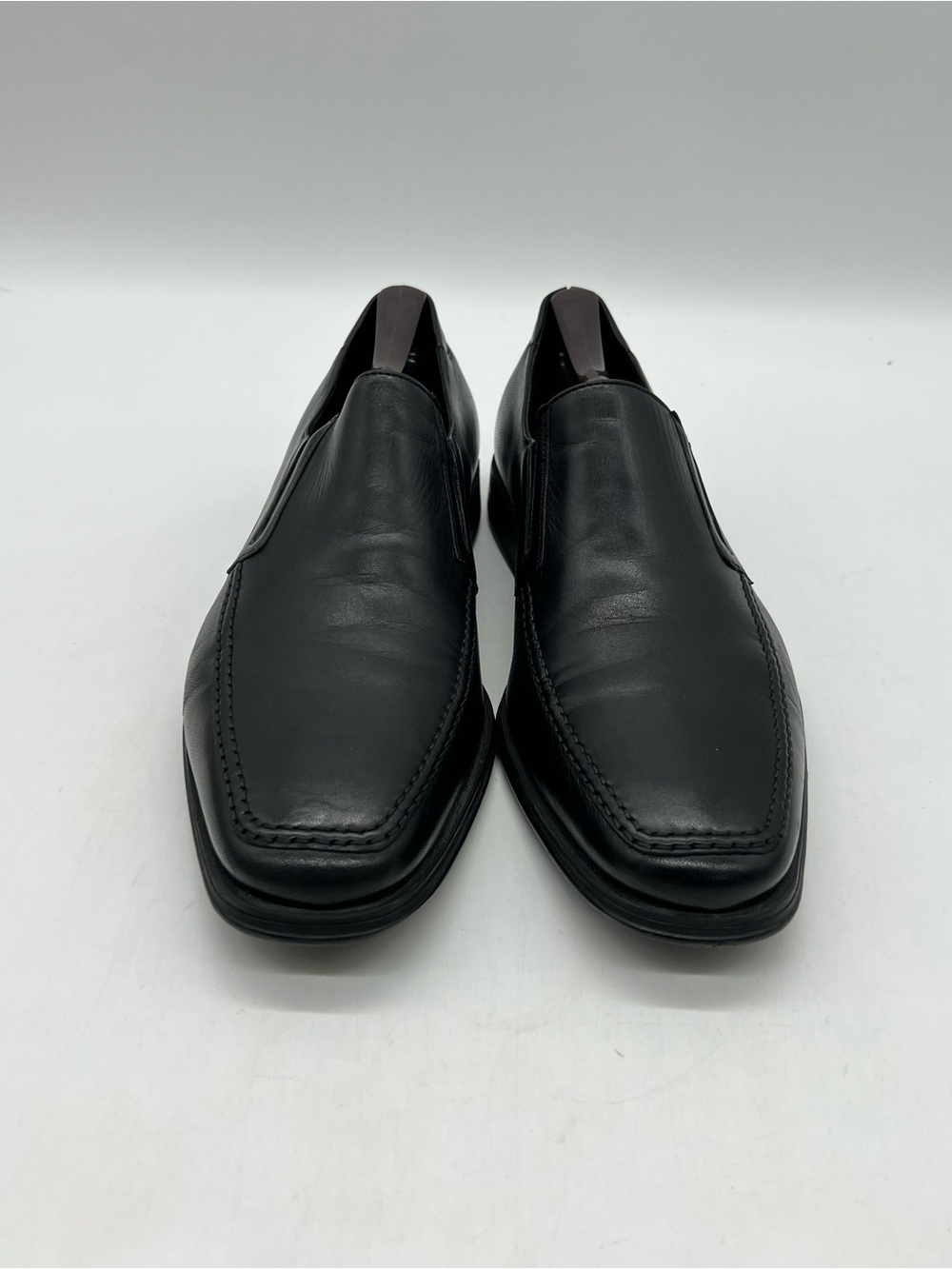 Magnanni Linea Merino 16923 Men’s 10M Black Leather Loafers Slip On Dress Shoes